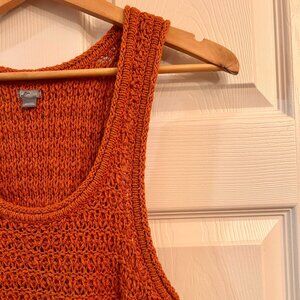 Aerie Burnt Orange Knit Tank Top